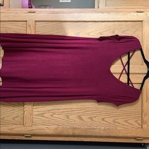 Maroon dress